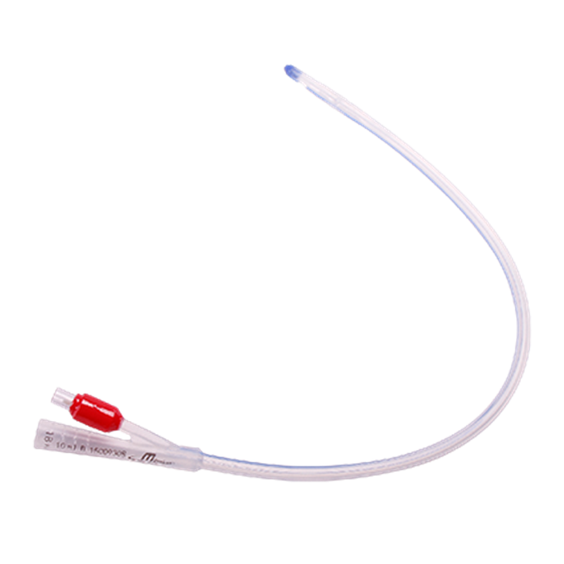 45cm Standard Tip Silicone 2-Way Foley Catheter with 10mL Balloon 18Fr